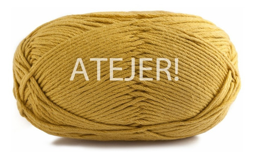 Imagen 1 de 3 de Hilo Algodón Semigordo 8/8 Ovillo X 100 Gs Tejido Crochet
