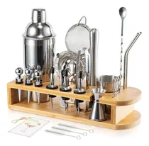 Comprar Kit De Coctelería Completo Para Bar- 26 Piezas De Calidad Co
