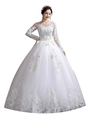 Vestido Novia Novias Lucir Adelgazantes Tallas Grandes