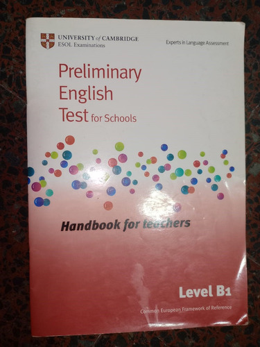 Libro Preliminary English Test Level B1 Cambridge