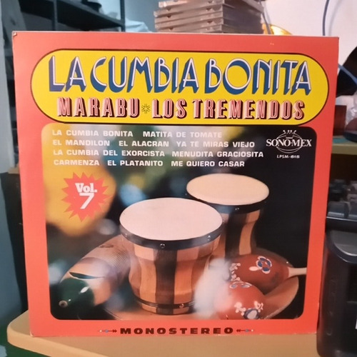 Los Tremendos La Cumbia Bonita Vinil,lp,acetato