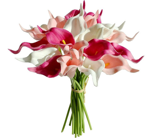 Flores Artificiales 20 Calas Deco Hogar Fiestas - Sh Pink