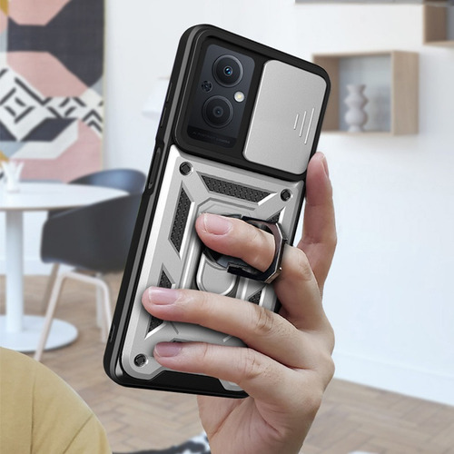 Funda Multifunción Para Oppo Reno 8z Con Película De Cristal