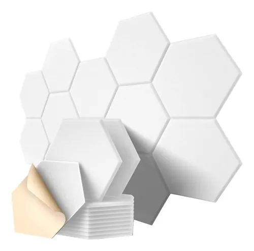 comprar Paquete De 12 Paneles Acústicos Hexagonales De Espuma Insono