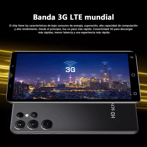 Teléfonos Inteligentes Android Baratos S22+ 5.0 En Ram512mb Y Rom4gb Oro Rosa