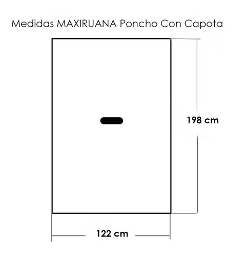Imagen 9 de 10 de Maxiruana Poncho Hombre Lana Alpaca Urbana Ligera Con Capota