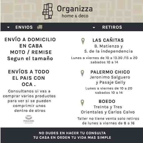 Imagen 5 de 5 de Tapa Plástico Blanco Para Canastos Smart Store Organizza