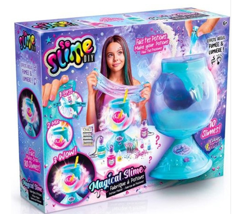 Slime Super Caldero Mágico Fábrica Pociones Luces Y Efectos