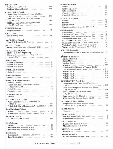 Solos For Classical Guitar: 135 Repertoire Pieces