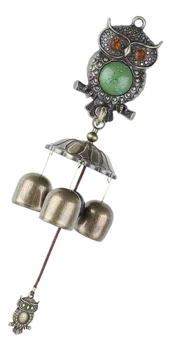 Owl Wind Chimes Retro Adornos Decoración Única Para