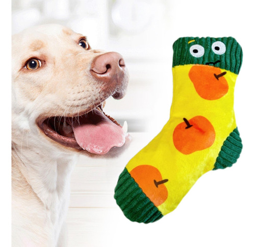 Juguete Para Cachorro De Perro, Calcetines De Amarillo