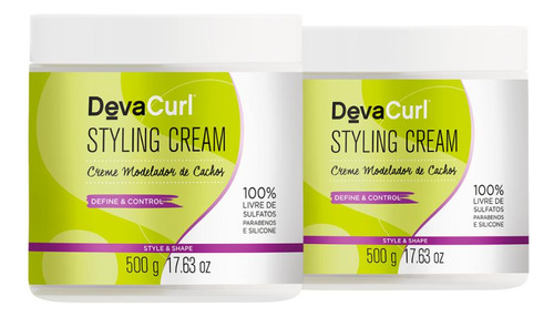 Kit Deva Curl Duo Creme Styling Cream 500g