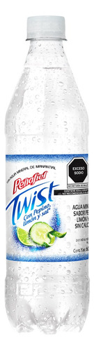 10 Pack Agua Mineral Pepino Limon Y Sal Twist Peñafiel 600 M