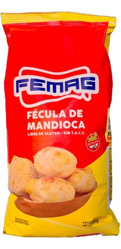 Fecula De Mandioca Femag Sin Tacc - 1 Kg