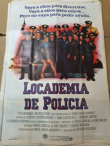 Afiche De Cine Original 1412- Locademia De Policia