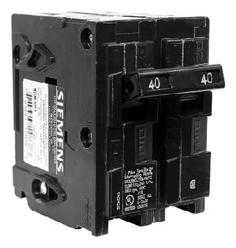Interruptor Termomagnetico Siemens 2 Polos 40 Amperes
