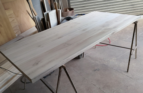 Mesa De Álamo,madera En Crudo.troilo Muebles
