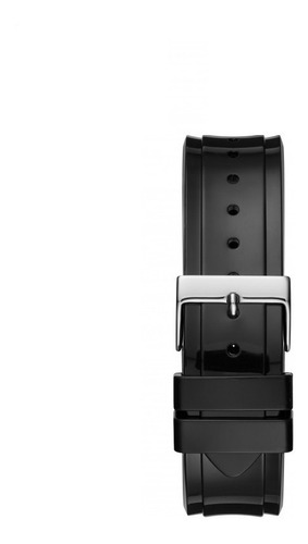 Imagen 3 de 4 de Reloj Guess Mujer Gw0041l5 Plástico Negro Piedras