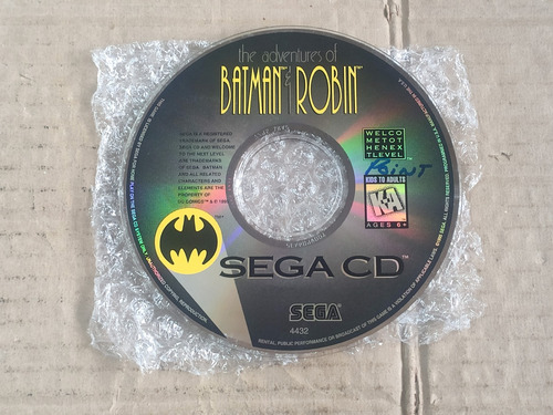 The Adventures Of Batman And Robin -- Original -- Sega Cd (Usado)