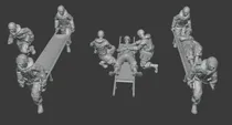 Comprar Camilleros Malvinas Impresos 3d 1\u002F72
