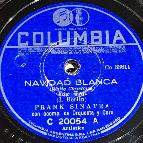 Pasta Frank Sinatra Jeff Alexander Coro Columbia C218