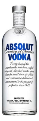 Paquete De 3 Vodka Absolut Azul 1 L