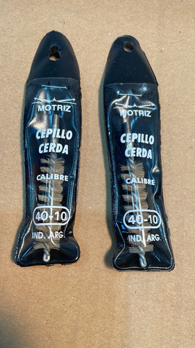 2 Cepillos Cal. 40 S&w - 10 Mm De Cerda - Motriz - 0km