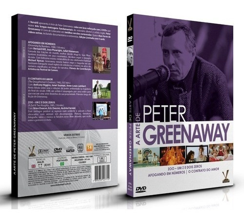 Arte De Peter Greenaway Afogando Em Números + 2 Films Cards 