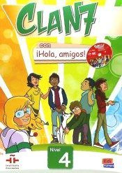 Clan 7 Ihola Amigos! 4 Libro Del Alumno+cd Rom