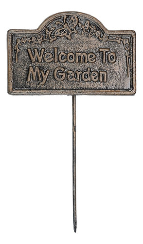 Oakland Living Decorative Garden Marker, Bienvenido A Mi Jar