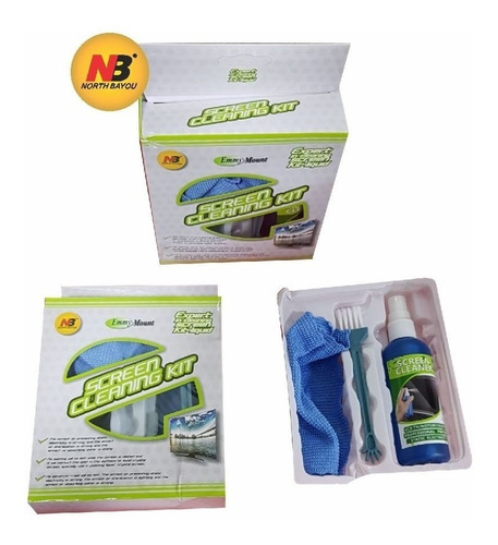 Imagen 4 de 9 de Soporte Para Tv Nb P6 De 40 A 75 +repisa Vidrio+kit Limpieza