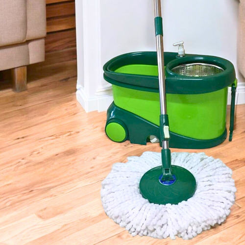 Magic Bucket Con Exprimidor Centrífugo | 5 Litros | Dust Verde Lima
