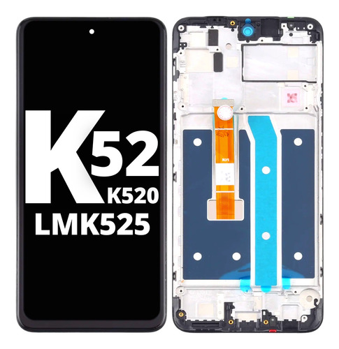 Modulo Display Para LG K52 K520 Pantalla Touch Oled Marco