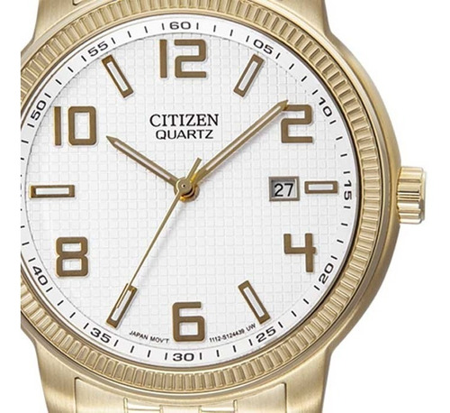 Reloj Hombre Citizen Bi0992-51a Cuarzo Acero Dorado