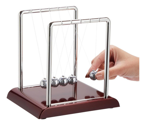 Pendulo De Equilibrio Cuna Newton Perpetuo Arte Cinético