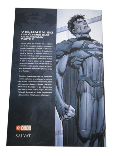 Imagen 3 de 9 de Dc Comic Batman Y Superman Nº 80 Ultimos Dias De Superman P2