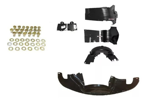 Lata Motor Capa Tucho + Defletor +polia Fusca Brasília Kombi