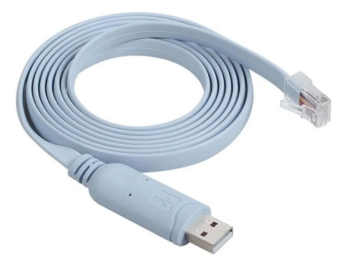 Cabo Console Usb Rj45 Terminal Switch Roteador Cisco Hp