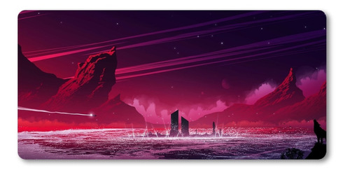 Mousepad Xl 58x30cm Cod.283 Arte Paisaje Rosa