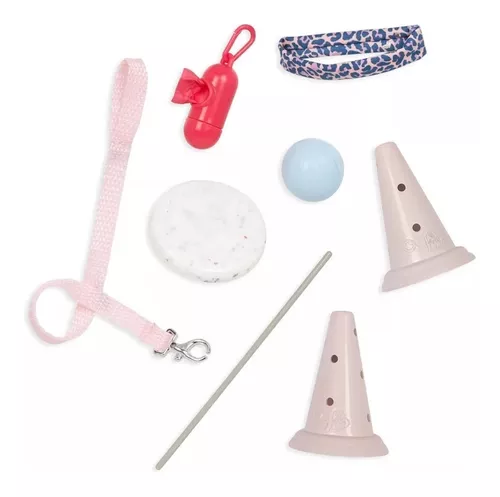 Our Generation Natalia & Nillie 18 Doll & Pet Training Set