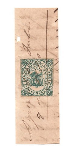 Estampilla Timbre 20 Centavos 1870 Magdalena