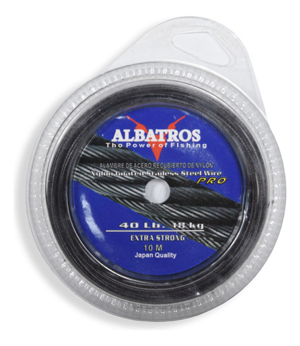 Cable De Acero 40 Lbs Lider Pesca X 10 Mts + 200 Tubitos 