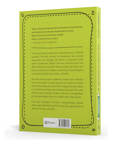 Uma história descomplicada da filosofia, de Savater, Fernando. Editorial Editora Planeta do Brasil Ltda., capa mole em português, 2015