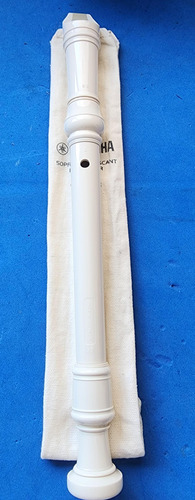 Flauta Dulce Yamaha Alemana Yrs23 Escolar Usada Blanco (Usado)