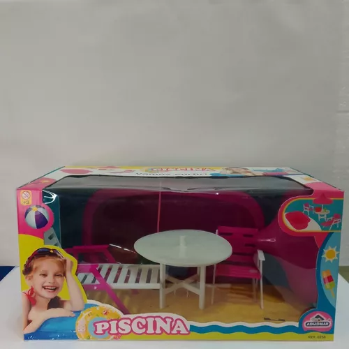 Casa Barbie Piscina Boneca