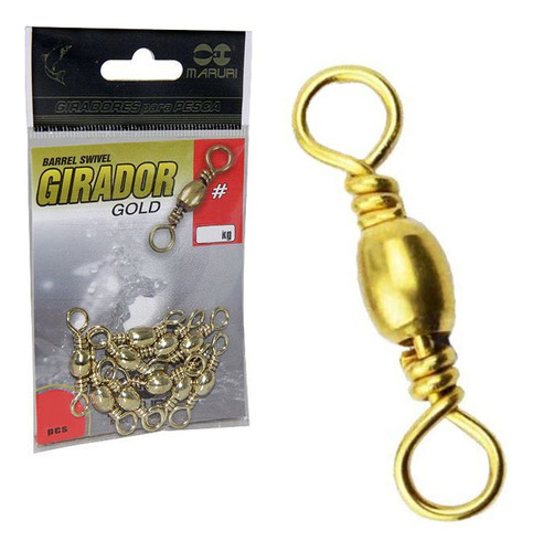 Girador Gold 8/0 260kg Resistência Maruri - 10 Peças