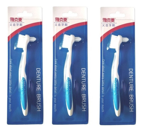 Imagen 7 de 7 de Cepillo Protesis Dental + Caja Para Guardar Protesis Stgo.