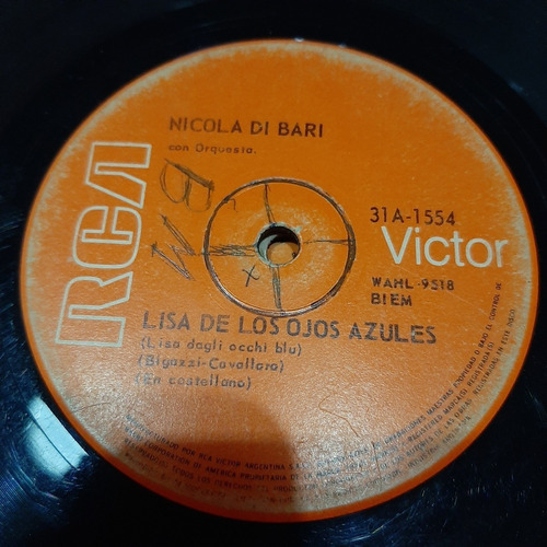 Simple Nicola Di Bari Con Orquesta  Rca Victor C22