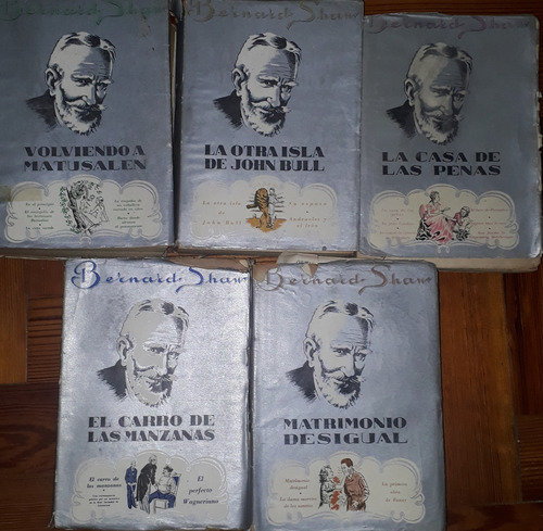 Lote X 5 Libros - George Bernard Shaw