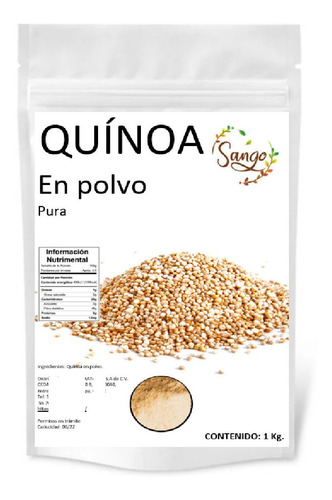 10 Kg De Harina De Quinoa Blanca En Polvo